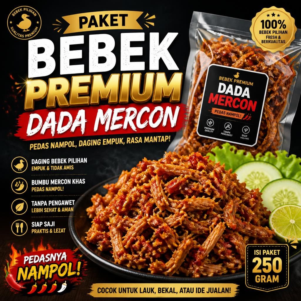 Paket Bebek Premium Dada Mercon